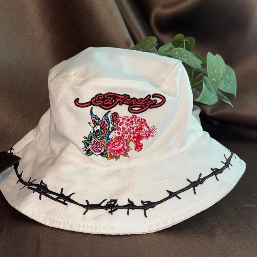 Ed hardy bucket hat new